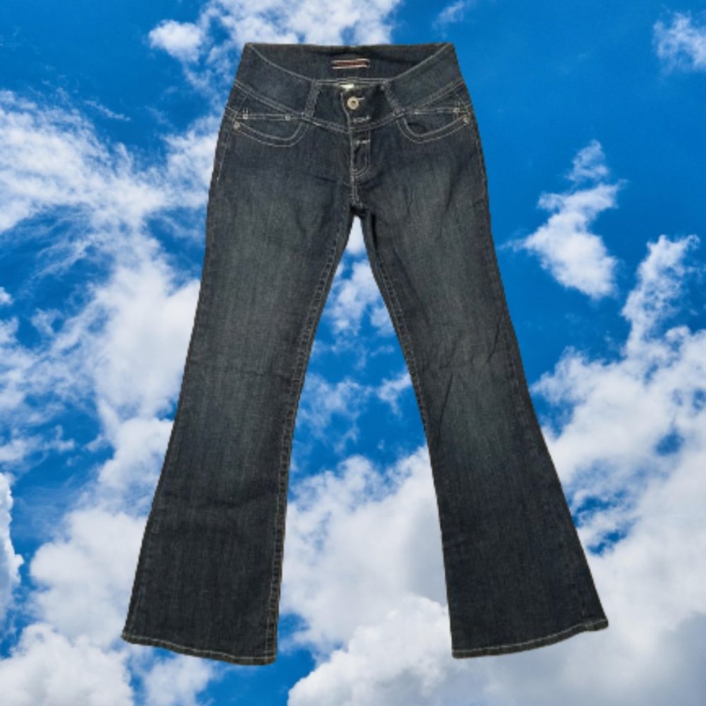 ☆Y2k triple button low-rise jeans☆